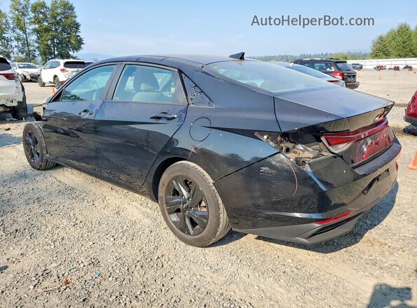 KMHLS4AG0NU273350 2022 HYUNDAI ELANTRA Black Trasero izquierdo