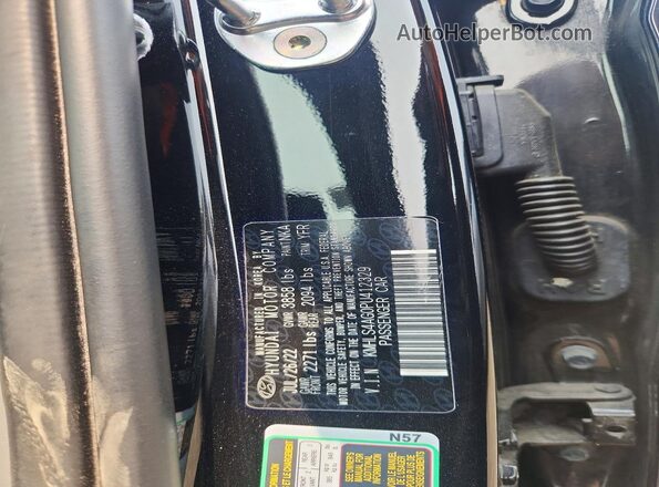 KMHLS4AG0PU412329 2023 HYUNDAI ELANTRA Black Вид підкапотного простору