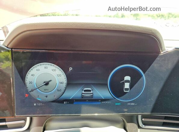 KMHLS4AG0PU459117 2023 HYUNDAI ELANTRA Красный Вид щитка приборов