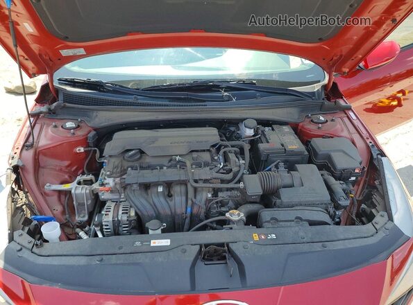 KMHLS4AG0PU459117 2023 HYUNDAI ELANTRA Красный Вид задней части салона
