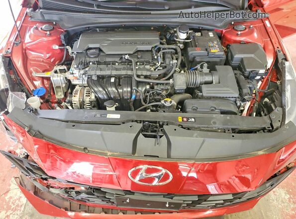 KMHLS4AG0PU574896 2023 HYUNDAI ELANTRA Red Vista interior trasera