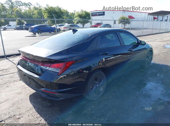 KMHLS4AG1NU252801 2022 HYUNDAI ELANTRA Black Задня права чверть