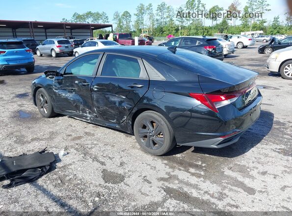 KMHLS4AG1NU252801 2022 HYUNDAI ELANTRA Black Задня ліва чверть