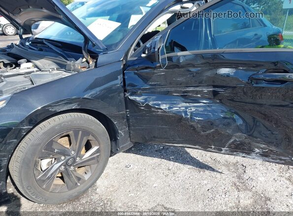 KMHLS4AG1NU252801 2022 HYUNDAI ELANTRA Black Вид спереду