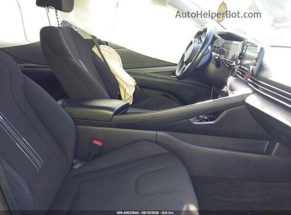 KMHLS4AG1NU252801 2022 HYUNDAI ELANTRA Black Вид салону спереду
