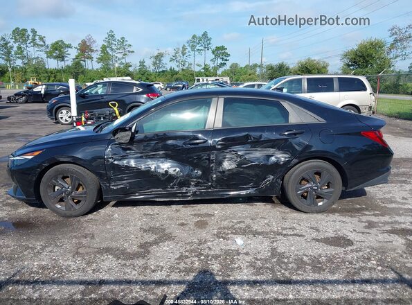 KMHLS4AG1NU252801 2022 HYUNDAI ELANTRA Black Панорамний вид салону 360°