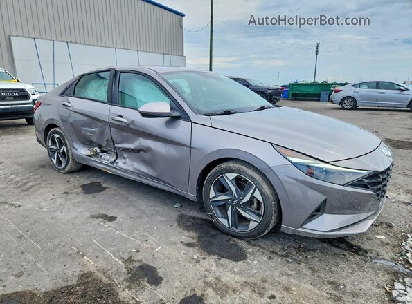 KMHLS4AG1PU415532 2023 HYUNDAI ELANTRA Gray Передня права чверть