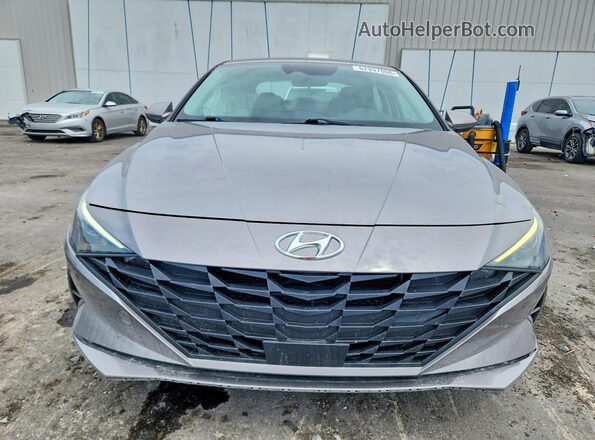 KMHLS4AG1PU415532 2023 HYUNDAI ELANTRA Gray Вид спереду