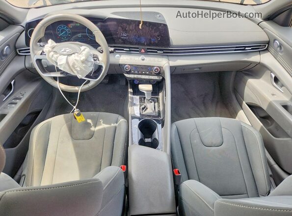 KMHLS4AG1PU421718 2023 HYUNDAI ELANTRA Black Առջևի վահանակի տեսք