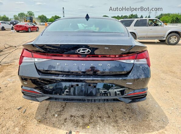 KMHLS4AG1PU421718 2023 HYUNDAI ELANTRA Black Հետևի տեսք