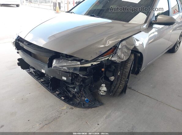 KMHLS4AG1PU464200 2023 HYUNDAI ELANTRA Gray Вид спереду