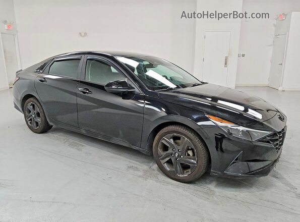KMHLS4AG1PU507997 2023 HYUNDAI ELANTRA Black Передня права чверть