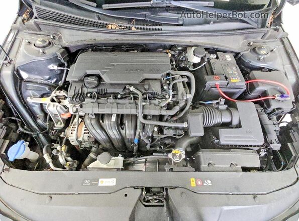 KMHLS4AG1PU507997 2023 HYUNDAI ELANTRA Black Вид задньої частини салону