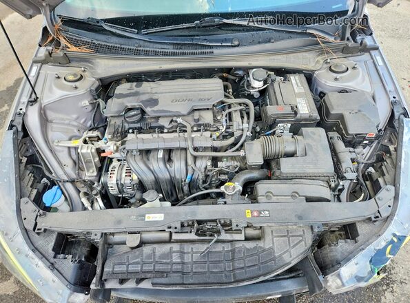 KMHLS4AG1PU571909 2023 HYUNDAI ELANTRA Gray Rear interior view
