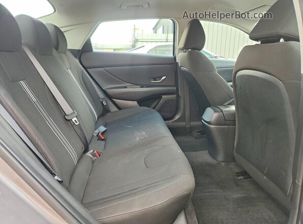 KMHLS4AG1PU571909 2023 HYUNDAI ELANTRA Gray Rear seats view