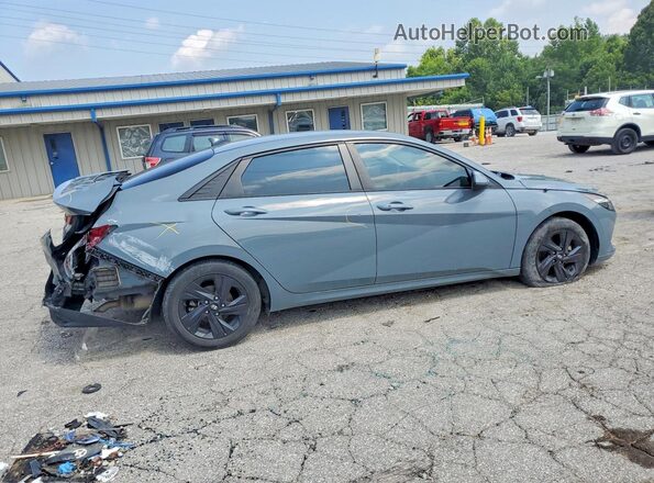 KMHLS4AG2MU100301 2021 HYUNDAI ELANTRA Gray უკანა მარჯვენა