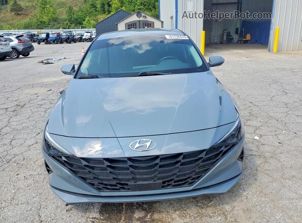 KMHLS4AG2MU100301 2021 HYUNDAI ELANTRA Gray წინა ხედი