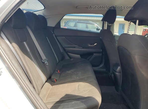 KMHLS4AG2MU100301 2021 HYUNDAI ELANTRA Gray უკანა სავარძლების ხედი