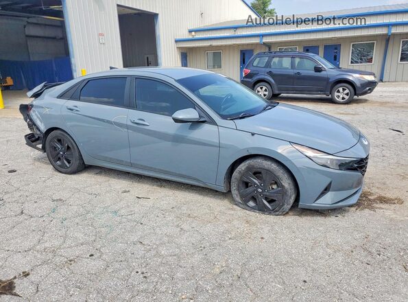 KMHLS4AG2MU100301 2021 HYUNDAI ELANTRA Gray Front right