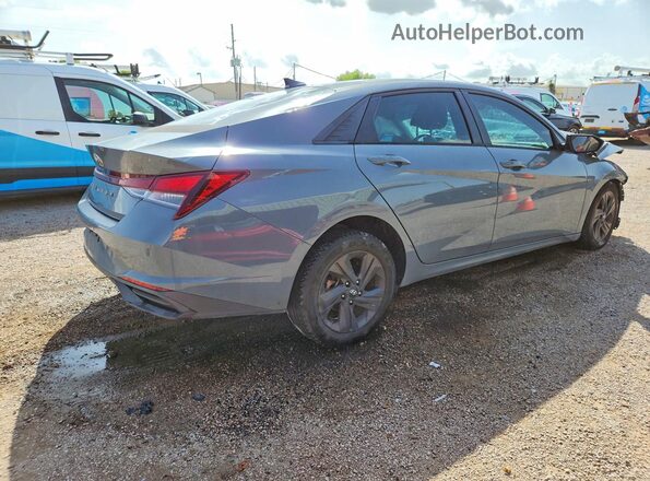 KMHLS4AG2MU101058 2021 HYUNDAI ELANTRA Gray უკანა მარჯვენა