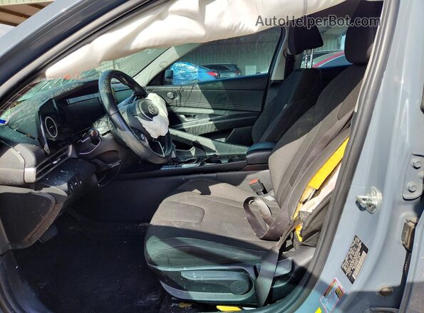 KMHLS4AG2MU101058 2021 HYUNDAI ELANTRA Gray წინა სალონის ხედი