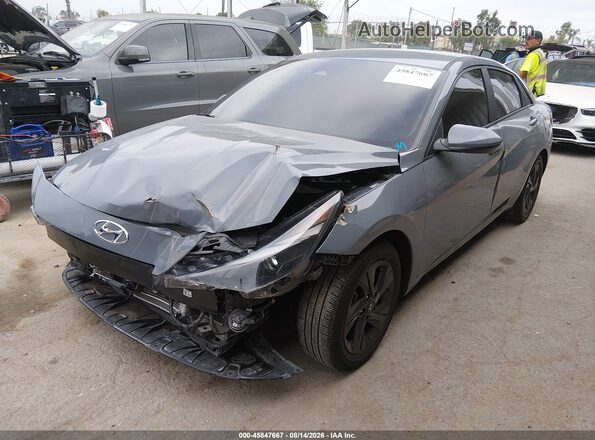 KMHLS4AG2NU240298 2022 HYUNDAI ELANTRA Серый Передняя левая четверть