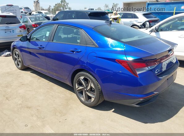 KMHLS4AG2PU402661 2023 HYUNDAI ELANTRA Blue Tył lewy