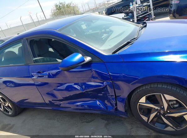KMHLS4AG2PU402661 2023 HYUNDAI ELANTRA Blue Widok z przodu