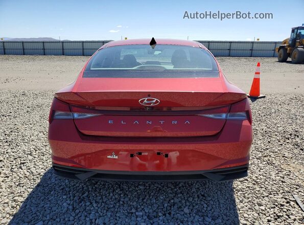 KMHLS4AG2PU435725 2023 HYUNDAI ELANTRA Red უკანა ხედი