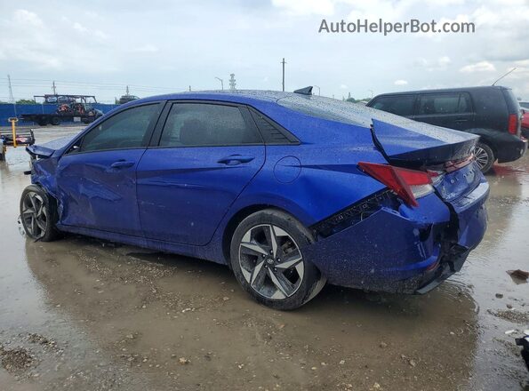 KMHLS4AG2PU462617 2023 HYUNDAI ELANTRA Blue Tył lewy
