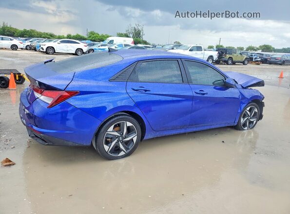 KMHLS4AG2PU462617 2023 HYUNDAI ELANTRA Blue Tył prawy