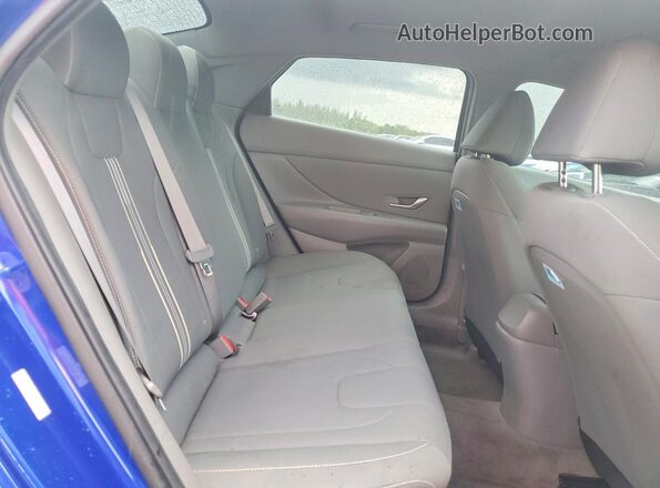 KMHLS4AG2PU462617 2023 HYUNDAI ELANTRA Blue Widok tylnych siedzeń