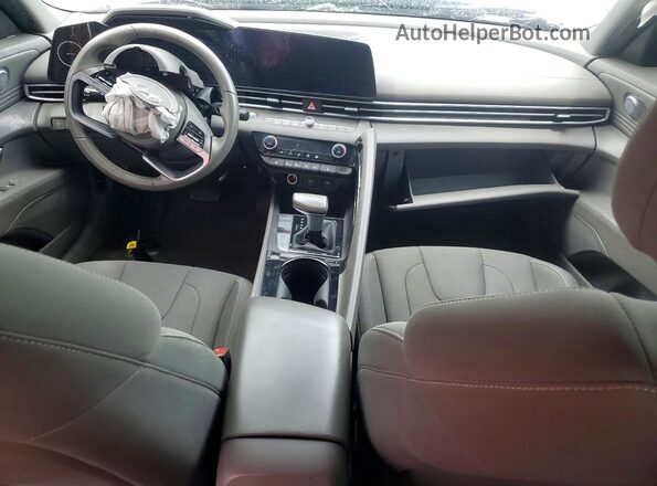 KMHLS4AG2PU462617 2023 HYUNDAI ELANTRA Blue Widok deski rozdzielczej