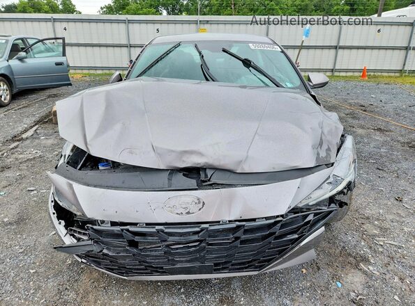 KMHLS4AG2PU499313 2023 HYUNDAI ELANTRA Gray Front view