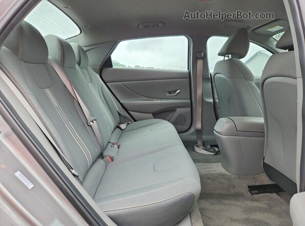 KMHLS4AG2PU499313 2023 HYUNDAI ELANTRA Gray Rear seats view