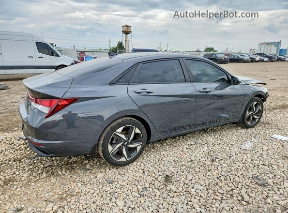 KMHLS4AG2PU609387 2023 HYUNDAI ELANTRA Gray Trasero derecho