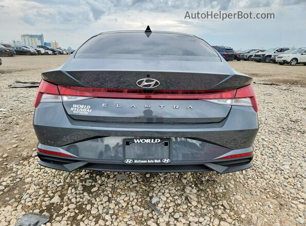 KMHLS4AG2PU609387 2023 HYUNDAI ELANTRA Gray Vista trasera