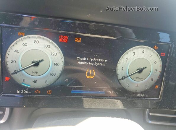 KMHLS4AG3NU252783 2022 HYUNDAI ELANTRA Черный Вид щитка приборов