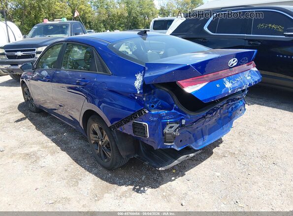 KMHLS4AG3NU272533 2022 HYUNDAI ELANTRA Синий Задняя левая четверть