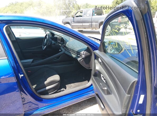KMHLS4AG3NU272533 2022 HYUNDAI ELANTRA Синий Вид салона спереди