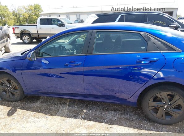 KMHLS4AG3NU272533 2022 HYUNDAI ELANTRA Синий Панорамный вид салона 360°