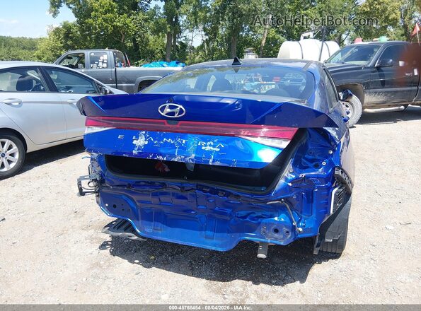 KMHLS4AG3NU272533 2022 HYUNDAI ELANTRA Синий Вид спереди