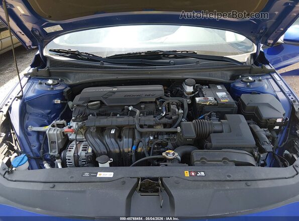 KMHLS4AG3NU272533 2022 HYUNDAI ELANTRA Синий Вид сзади