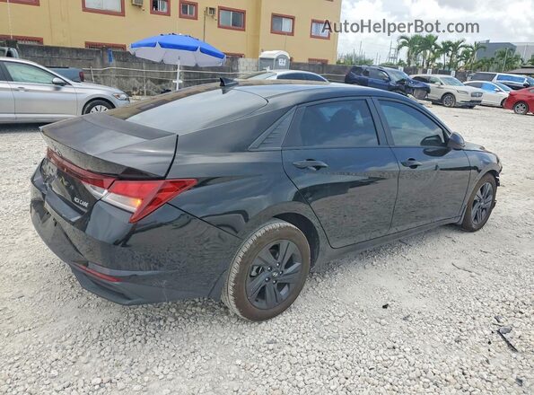 KMHLS4AG3NU302128 2022 HYUNDAI ELANTRA Black Tył prawy