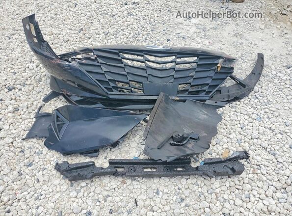 KMHLS4AG3NU302128 2022 HYUNDAI ELANTRA Black Widok komory silnika