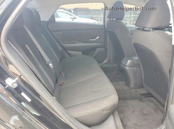 KMHLS4AG3NU302128 2022 HYUNDAI ELANTRA Black Widok tylnych siedzeń
