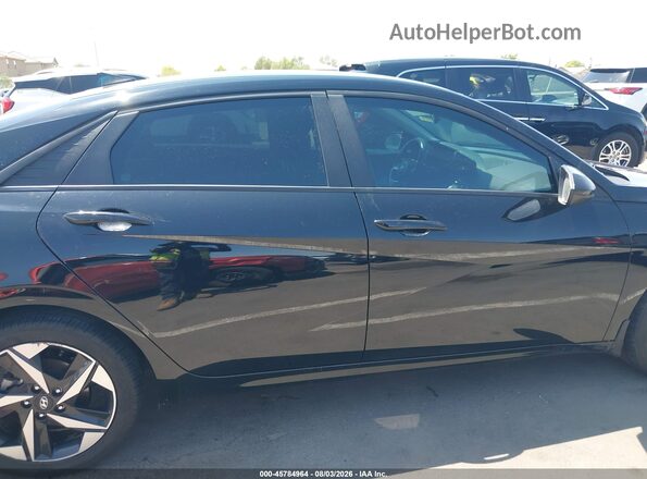 KMHLS4AG3PU416276 2023 HYUNDAI ELANTRA Black უკანა სალონის ხედი