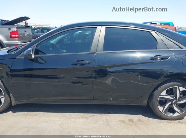 KMHLS4AG3PU416276 2023 HYUNDAI ELANTRA Black სალონის 360-გრადუსიანი ხედი