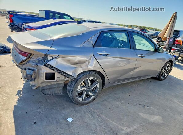 KMHLS4AG3PU478681 2023 HYUNDAI ELANTRA Gray Trasero derecho