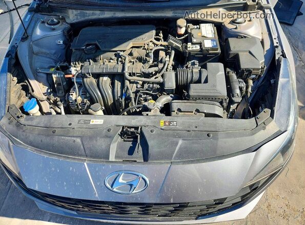 KMHLS4AG3PU478681 2023 HYUNDAI ELANTRA Gray Vista interior trasera